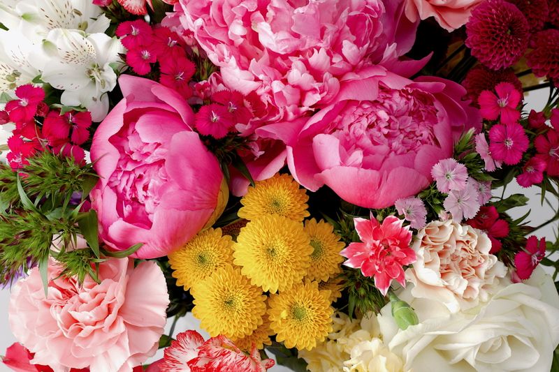 Arrangement floral printemps inter flora